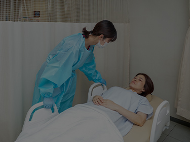 眠っている間に終わる苦痛の少ない検査