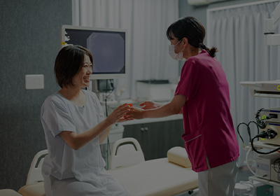 女性にも配慮した安心の検査体制