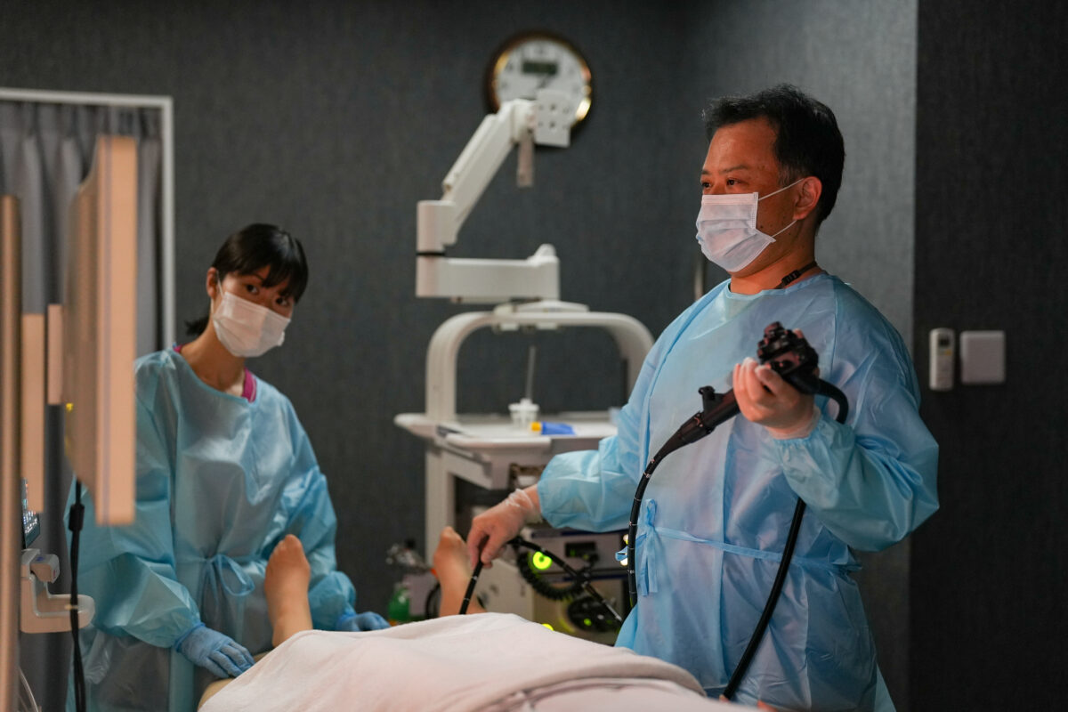 大腸カメラ検査の実施(約15〜30分)